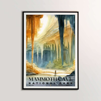 Mammoth Cave National Park Poster, Travel Art, Office Poster, Home Decor | S4 - image1